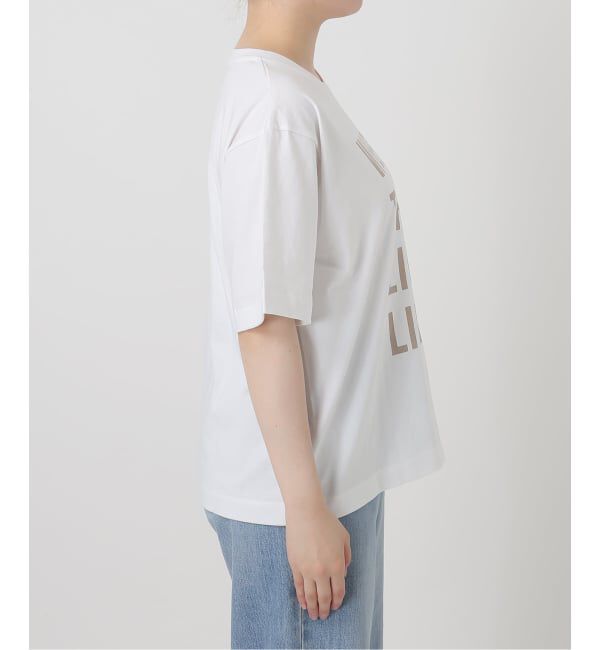 IENA「コットンフロントロゴTシャツ」|Tシャツ・カットソー|