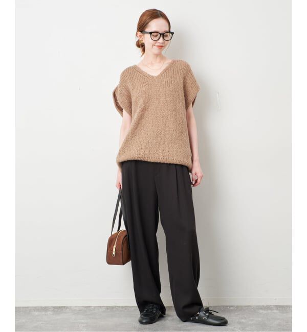 SLOBE IENA「《予約》TRICOTS JEAN MARC/トリコットジーンマルク VNベスト」|ベスト・ジレ|