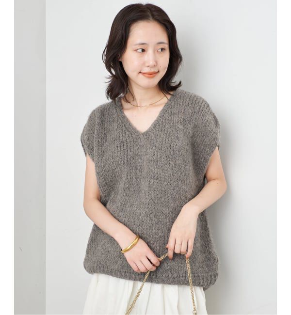 SLOBE IENA「《予約》TRICOTS JEAN MARC/トリコットジーンマルク VNベスト」|ベスト・ジレ|