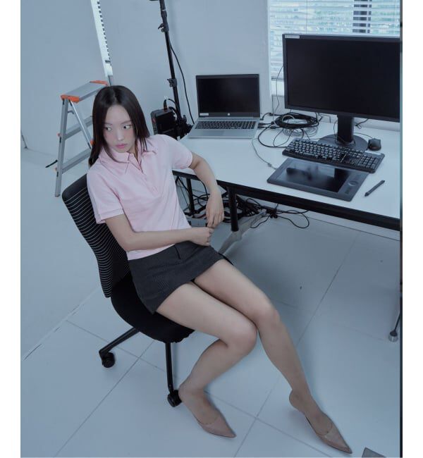 PULP「【Geek Office / ギークオフィス】PREPPY REWORK TOPS」|ポロシャツ|