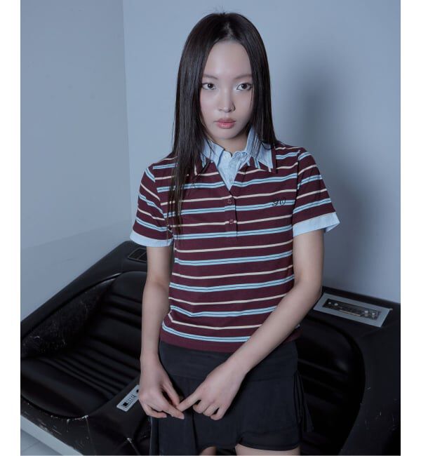 PULP「【Geek Office / ギークオフィス】PREPPY REWORK TOPS」|ポロシャツ|