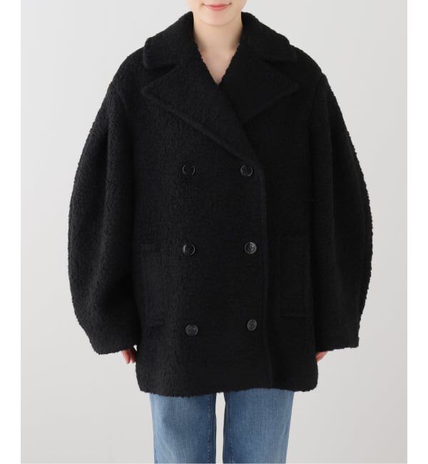 PULP「GANNI / ガニー Heavy Boucle Midi Coat」|ピーコート|