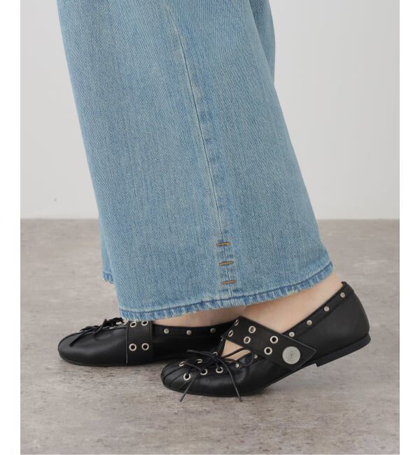 PULP「【Geek Office / ギークオフィス】VACANT Archive / JERRY STRAP FLAT SHOES」|バレエシューズ|