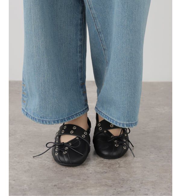 PULP「【Geek Office / ギークオフィス】VACANT Archive / JERRY STRAP FLAT SHOES」|バレエシューズ|