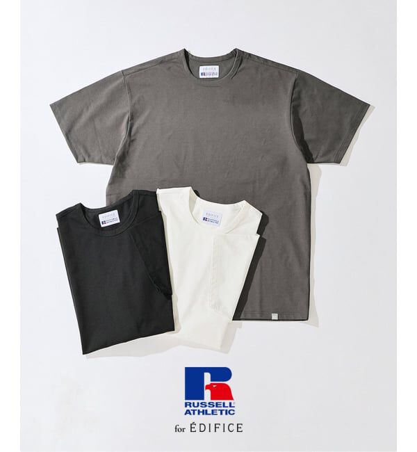 EDIFICE「RUSSELL ATHLETIC（ラッセル アスレティック）別注Tシャツ」|Tシャツ・カットソー|