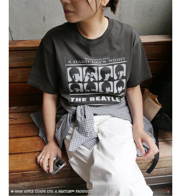 JOURNAL STANDARD「【osedit】BEATLES JS HS TEE」|Tシャツ・カットソー|ブラック A