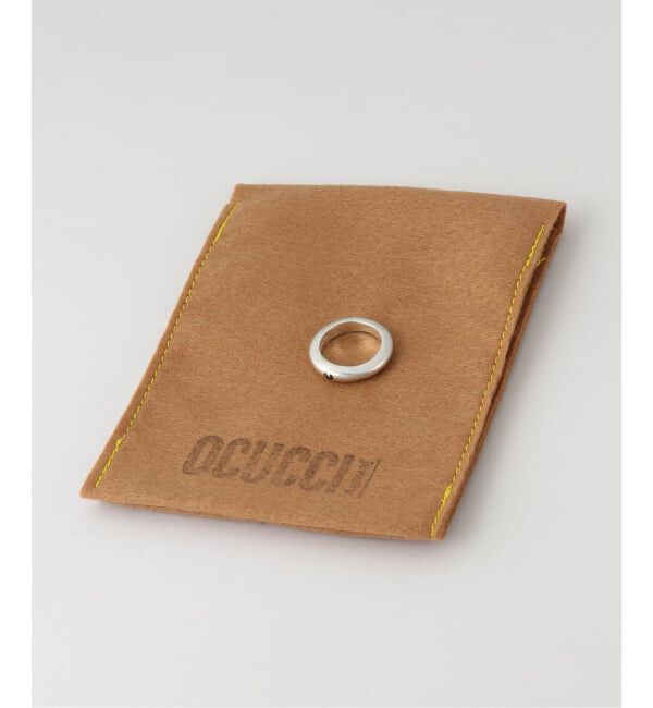 journal standard L'essage「OCUCCI/オクチ Ring Skiny-single faceted black d リング」|リング|