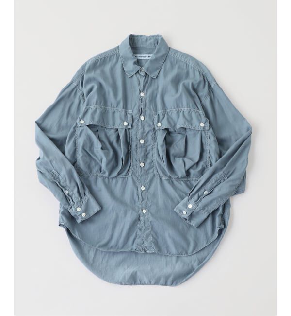 JOURNAL STANDARD「KATHARINE HAMNETT / キャサリン ハムネット PARACHUTE LONG TAIL SH」|シャツ・ブラウス|ブルー