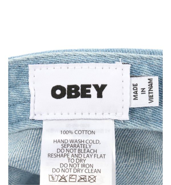 Oriens JOURNAL STANDARD「【OBEY / オベイ】SUPERNOVA 6 PANEL DENIM VELCRO BACK」|キャップ・キャスケット|