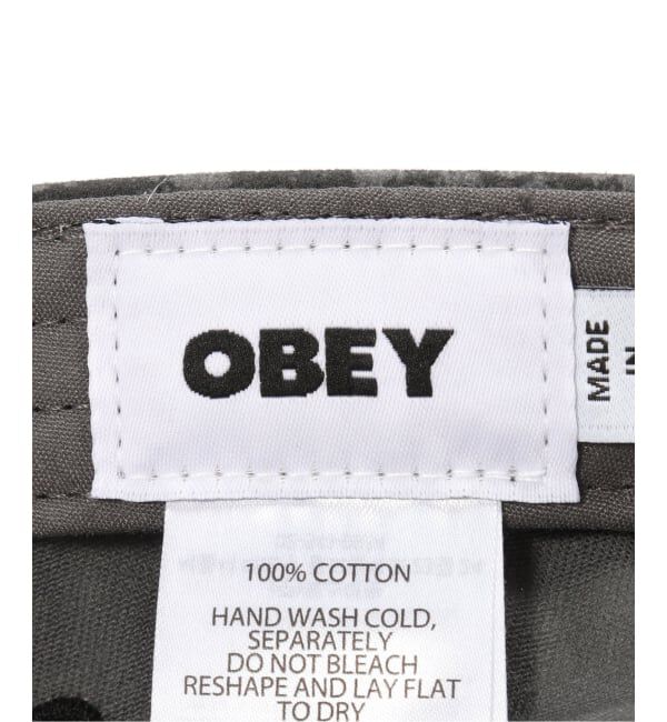 Oriens JOURNAL STANDARD「【OBEY / オベイ】PIGMENT OBEY PAGE CADET CAP」|キャップ・キャスケット|