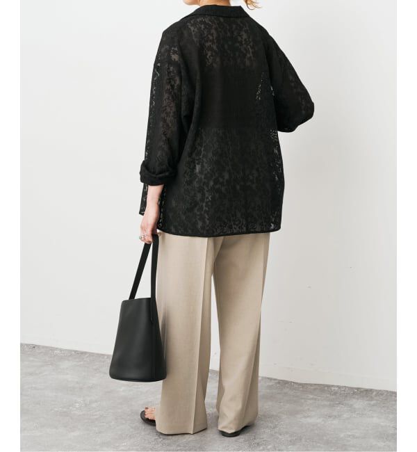 Spick and Span「PEウォッシャブルイージースラックスパンツ」|スラックス|