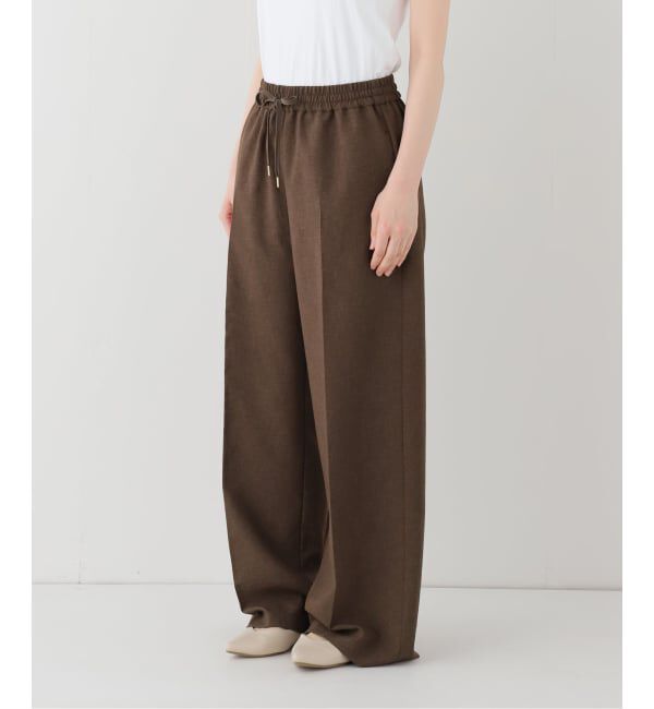 Spick and Span「PEウォッシャブルイージースラックスパンツ」|スラックス|