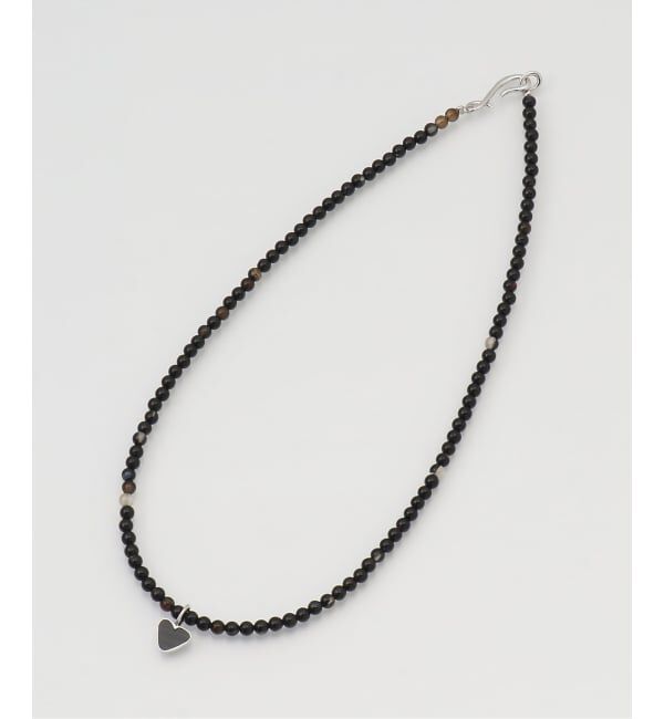 FRAMeWORK「PREEK/プリーク HOW RAW HEARTCHARM ROUND STONE NEC」|ネックレス|
