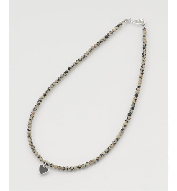 FRAMeWORK「PREEK/プリーク HOW RAW HEARTCHARM ROUND STONE NEC」|ネックレス|