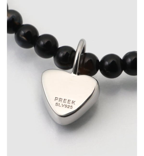 FRAMeWORK「PREEK/プリーク HOW RAW HEARTCHARM ROUND STONE NEC」|ネックレス|