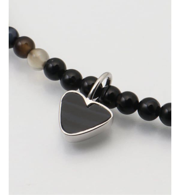 FRAMeWORK「PREEK/プリーク HOW RAW HEARTCHARM ROUND STONE NEC」|ネックレス|