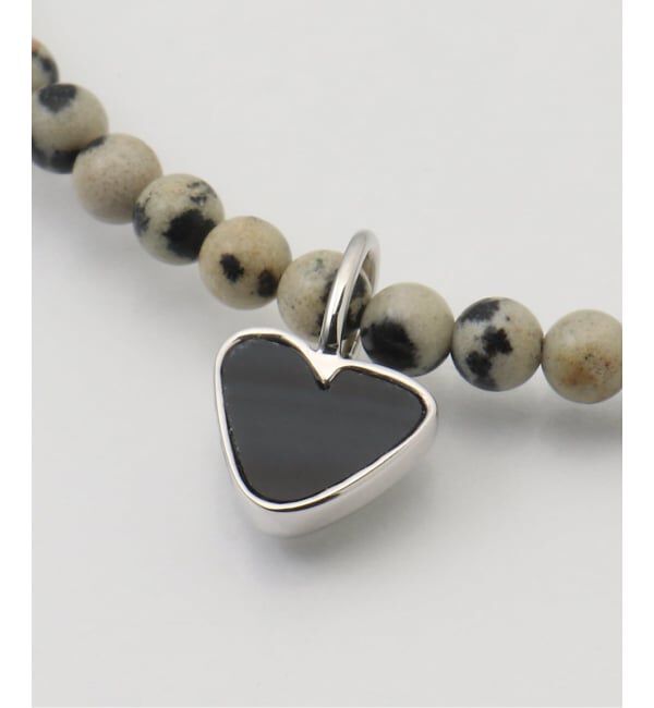 FRAMeWORK「PREEK/プリーク HOW RAW HEARTCHARM ROUND STONE NEC」|ネックレス|