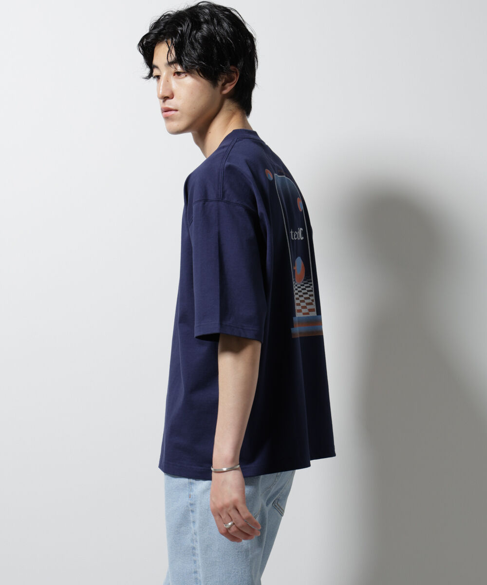 nano･universe「「MOFFISIE」2.0オリジナルプリント Tシャツ 半袖」|Tシャツ・カットソー|