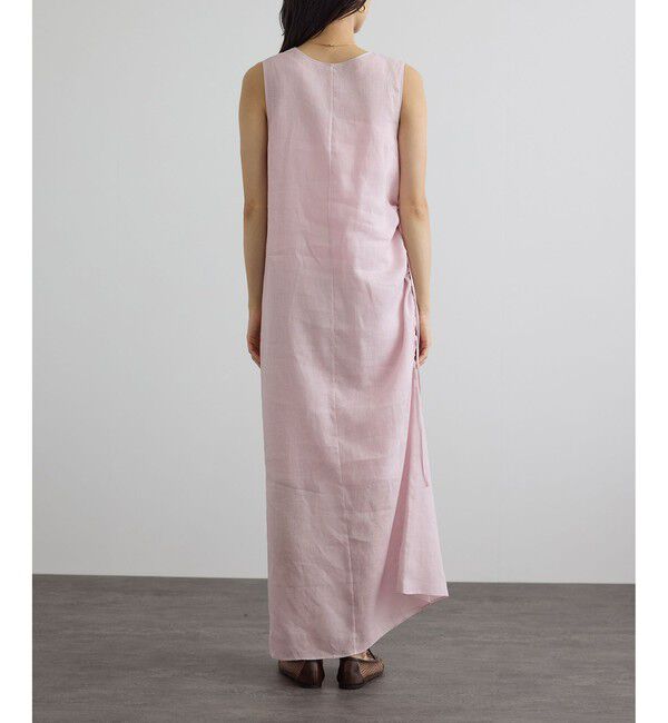 SALON adam et rope'「リネンドロストノースリーブワンピース / GENTLE LINEN」|ワンピース|