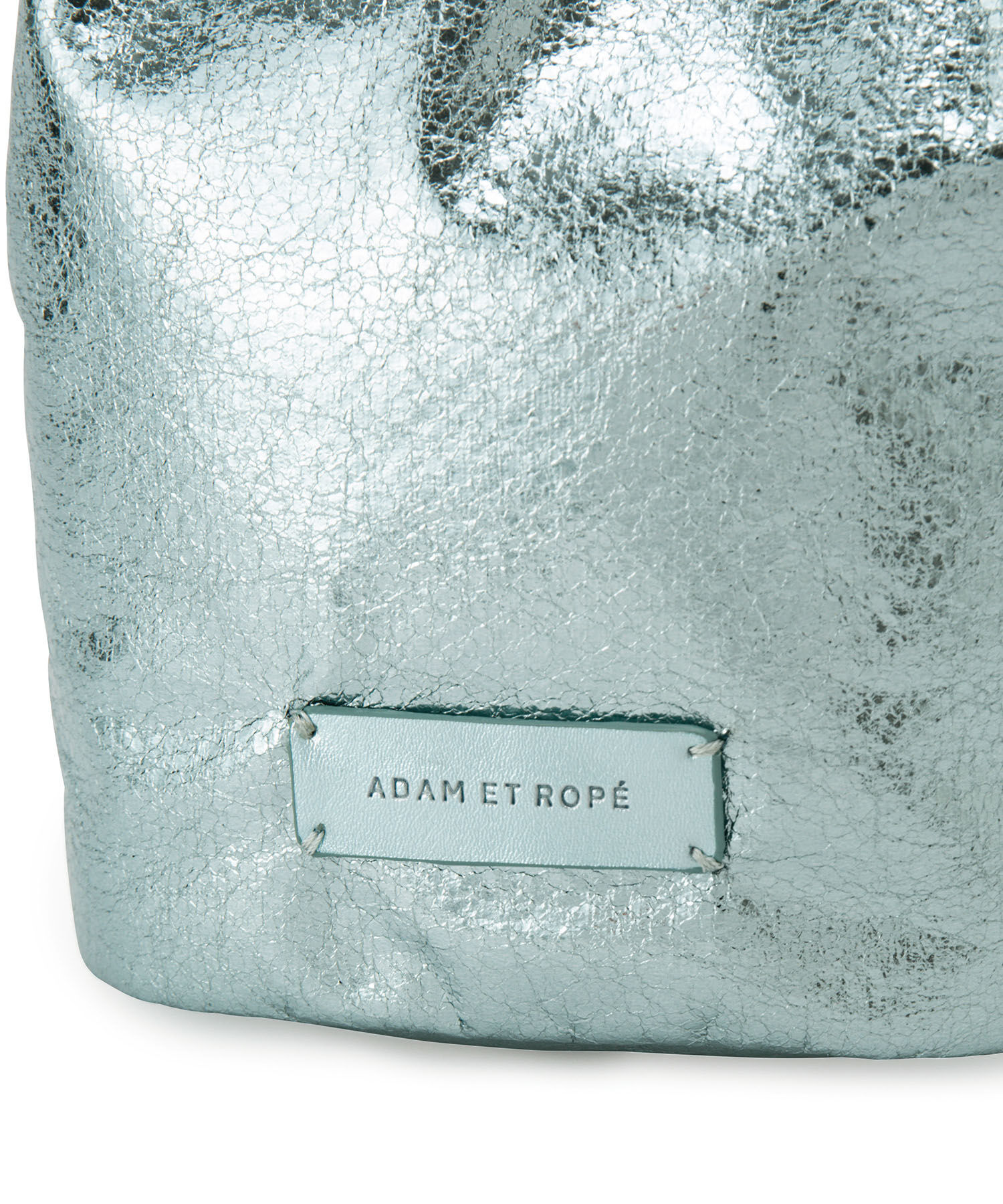 ADAM ET ROPE'「【サステナブル】メタリック巾着バッグ」|ハンドバッグ|