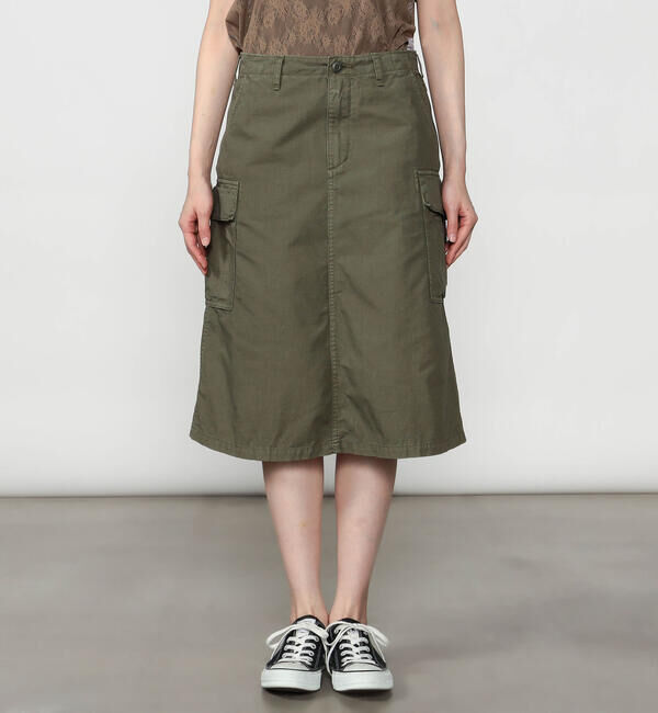  「orSlow | 〈別注〉ARMY SKIRT KHAKI WOMEN」|スカート|