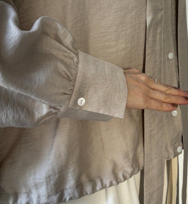  「棒タイスピンドルシャツ」|シャツ・ブラウス|