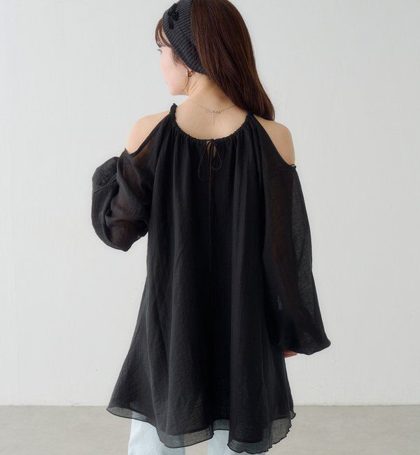  「【S.Lサイズ展開】カットアウトブラウス」|シャツ・ブラウス|
