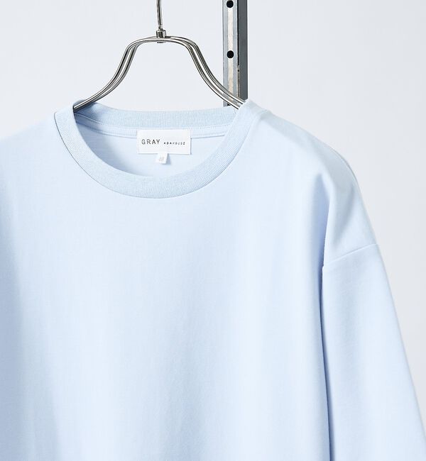 ABAHOUSE「【抗菌防臭/UVカット】シルキーポンチ 半袖Tシャツ」|Tシャツ・カットソー|