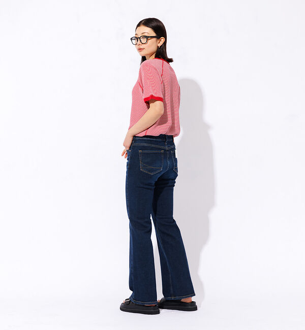 Rouge vif「【FRUIT OF THE LOOM】ボーダーTシャツ / ワッフル / 半袖」|Tシャツ・カットソー|