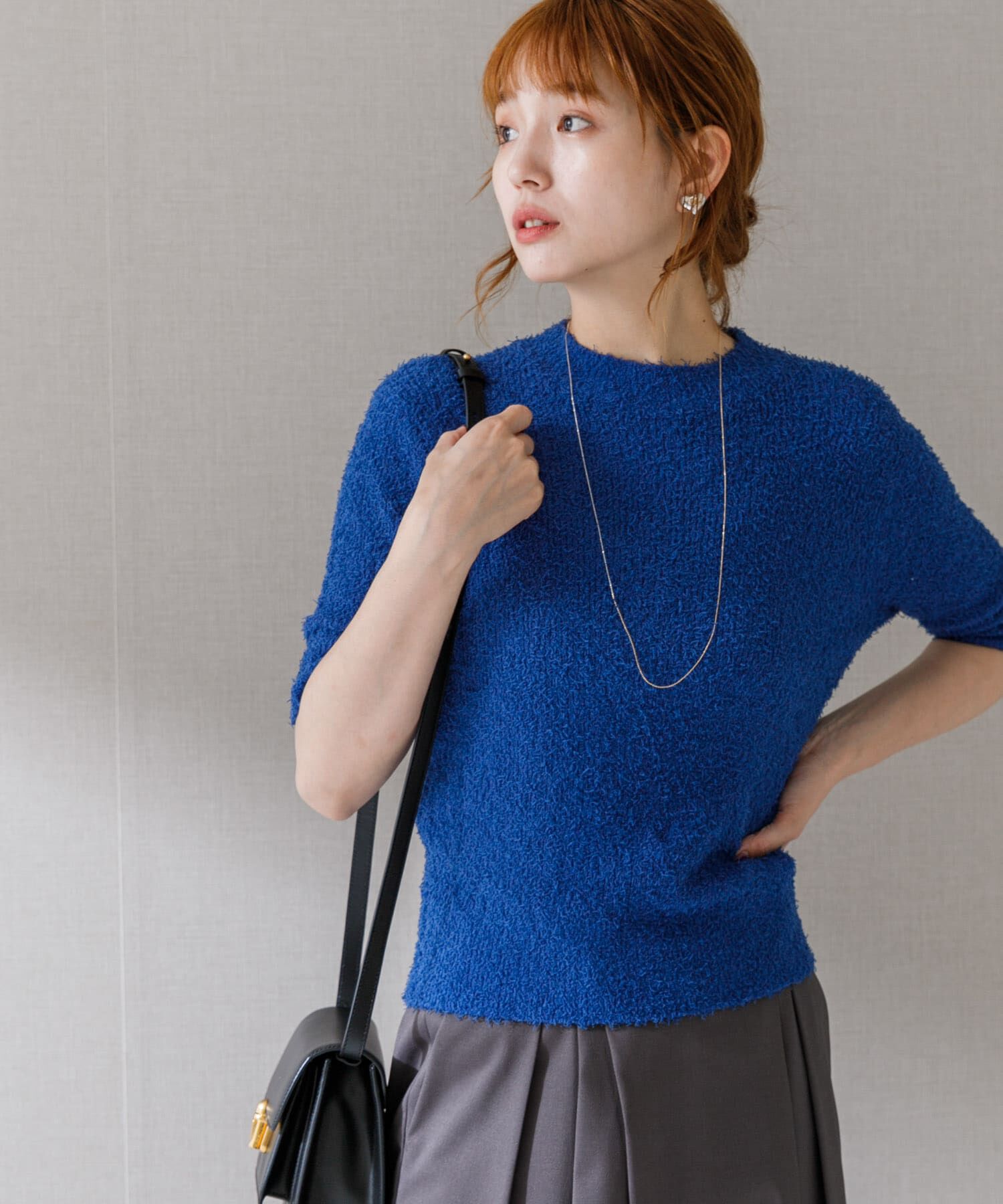 URBAN RESEARCH ROSSO「コットンシャギーハイネックプルオーバー」|ニット・セーター|