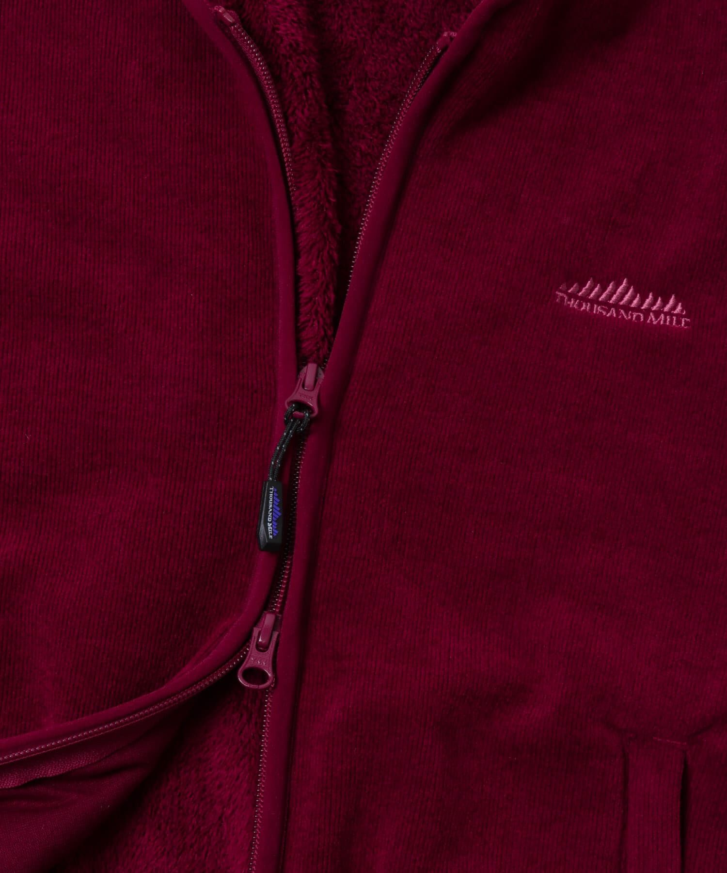 URBAN RESEARCH「『別注』THOUSAND MILE&times;URBAN RESEARCH　KNIT FREECE ZIP VEST」|ベスト・ジレ|