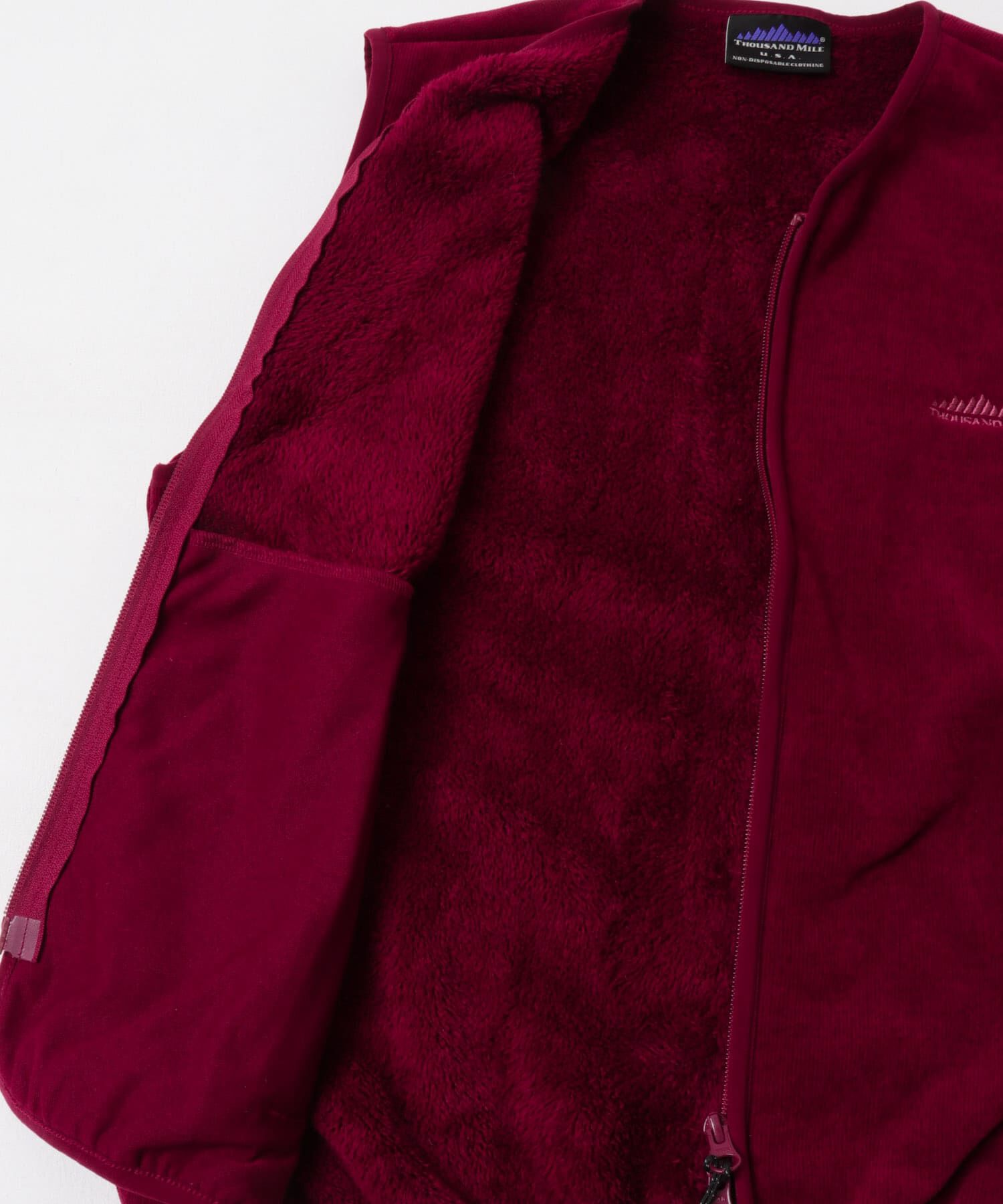 URBAN RESEARCH「『別注』THOUSAND MILE&times;URBAN RESEARCH　KNIT FREECE ZIP VEST」|ベスト・ジレ|