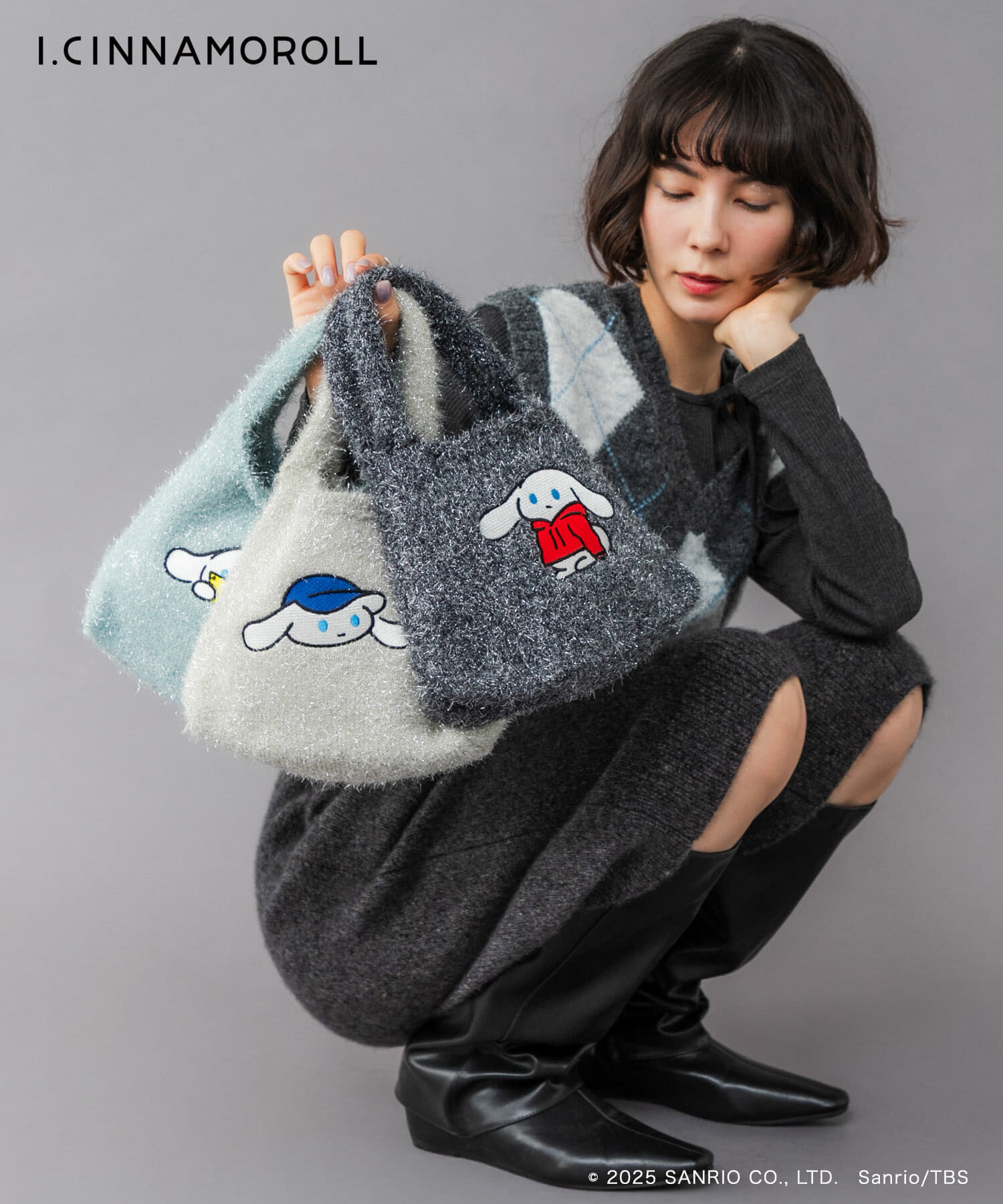 RODE SKO「アイシナモロール ラメショッパー」|トートバッグ|