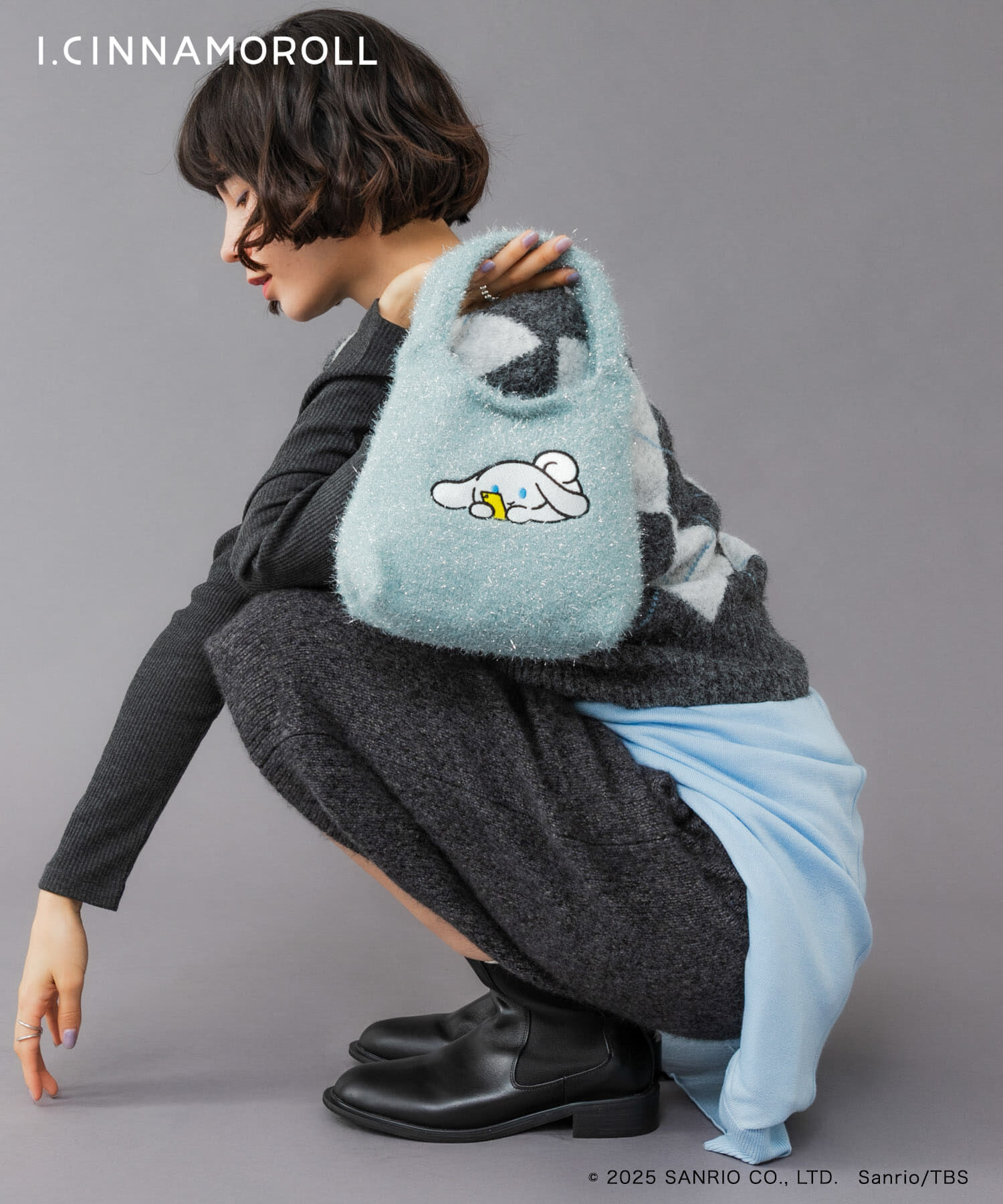 RODE SKO「アイシナモロール ラメショッパー」|トートバッグ|