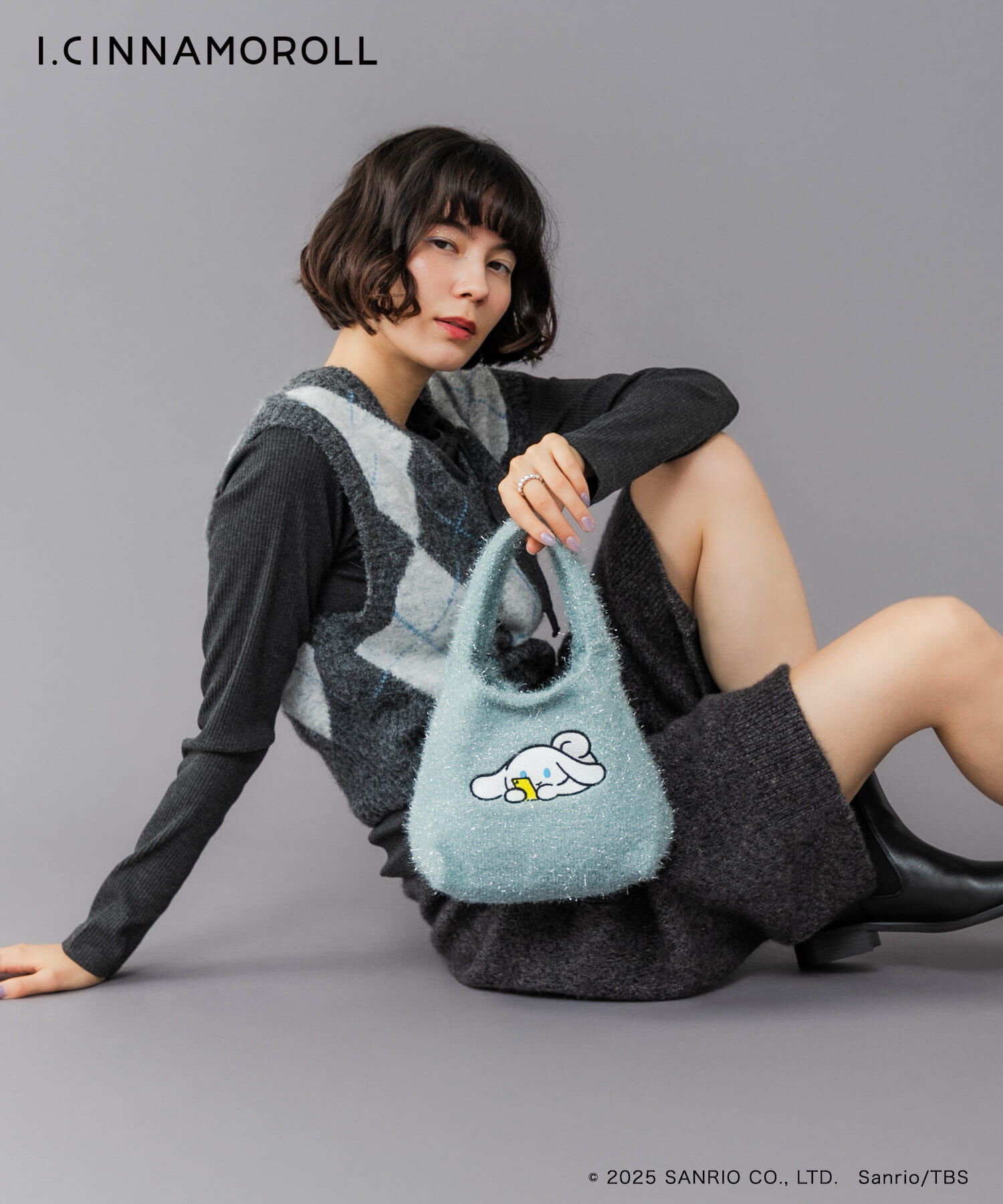 RODE SKO「アイシナモロール ラメショッパー」|トートバッグ|