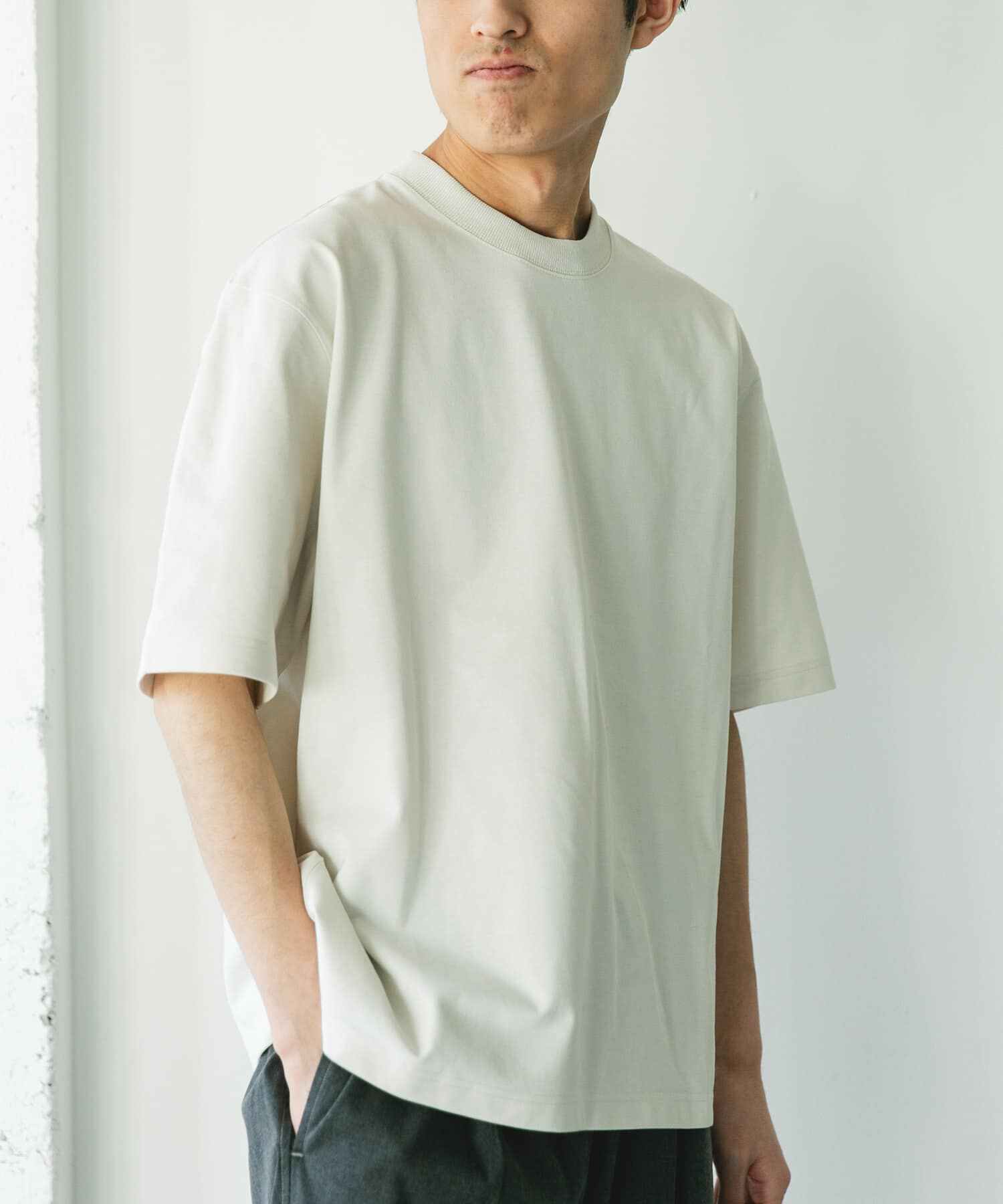 URBAN RESEARCH DOORS「『吸水速乾/防ｼﾜ/抗ﾋﾟﾘﾝｸﾞ/UVｶｯﾄ/ｲｰｼﾞｰｹｱ』DRYMIX20sﾌﾟ 」|Tシャツ・カットソー|アイボリー