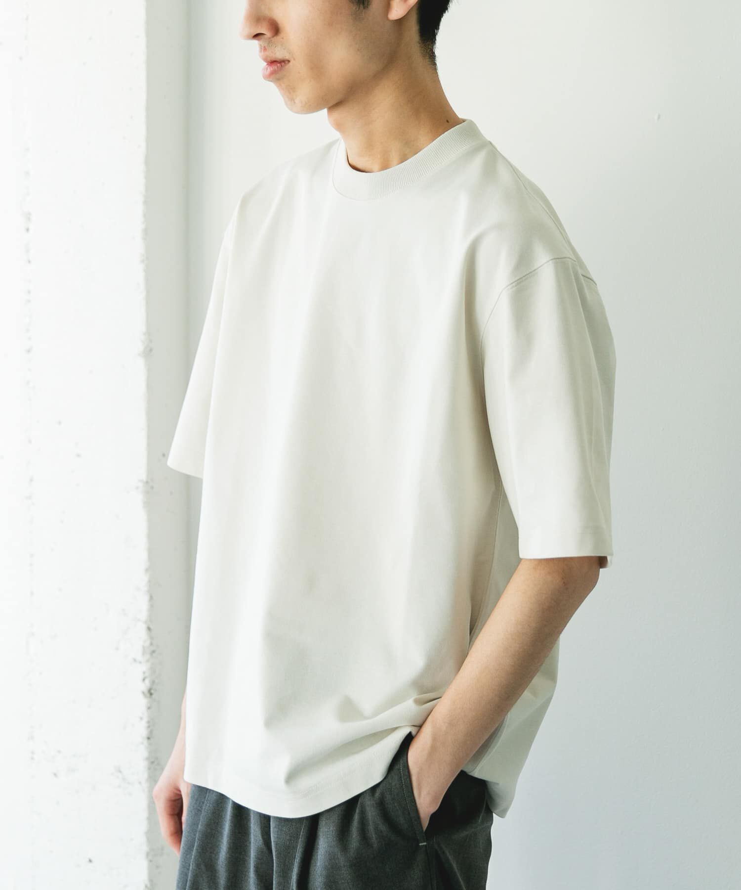 URBAN RESEARCH DOORS「『吸水速乾/防ｼﾜ/抗ﾋﾟﾘﾝｸﾞ/UVｶｯﾄ/ｲｰｼﾞｰｹｱ』DRYMIX20sﾌﾟ 」|Tシャツ・カットソー|