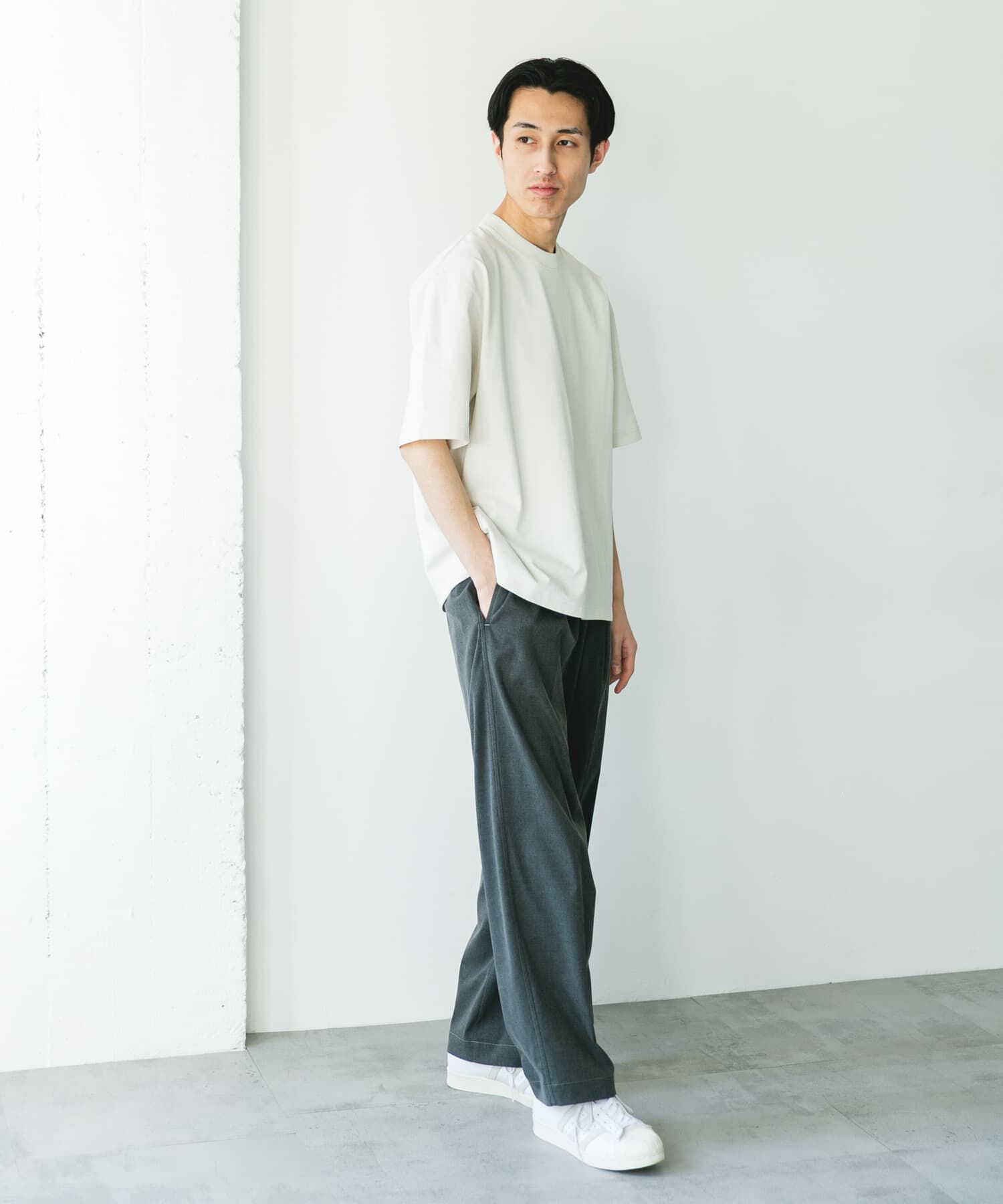 URBAN RESEARCH DOORS「『吸水速乾/防ｼﾜ/抗ﾋﾟﾘﾝｸﾞ/UVｶｯﾄ/ｲｰｼﾞｰｹｱ』DRYMIX20sﾌﾟ 」|Tシャツ・カットソー|