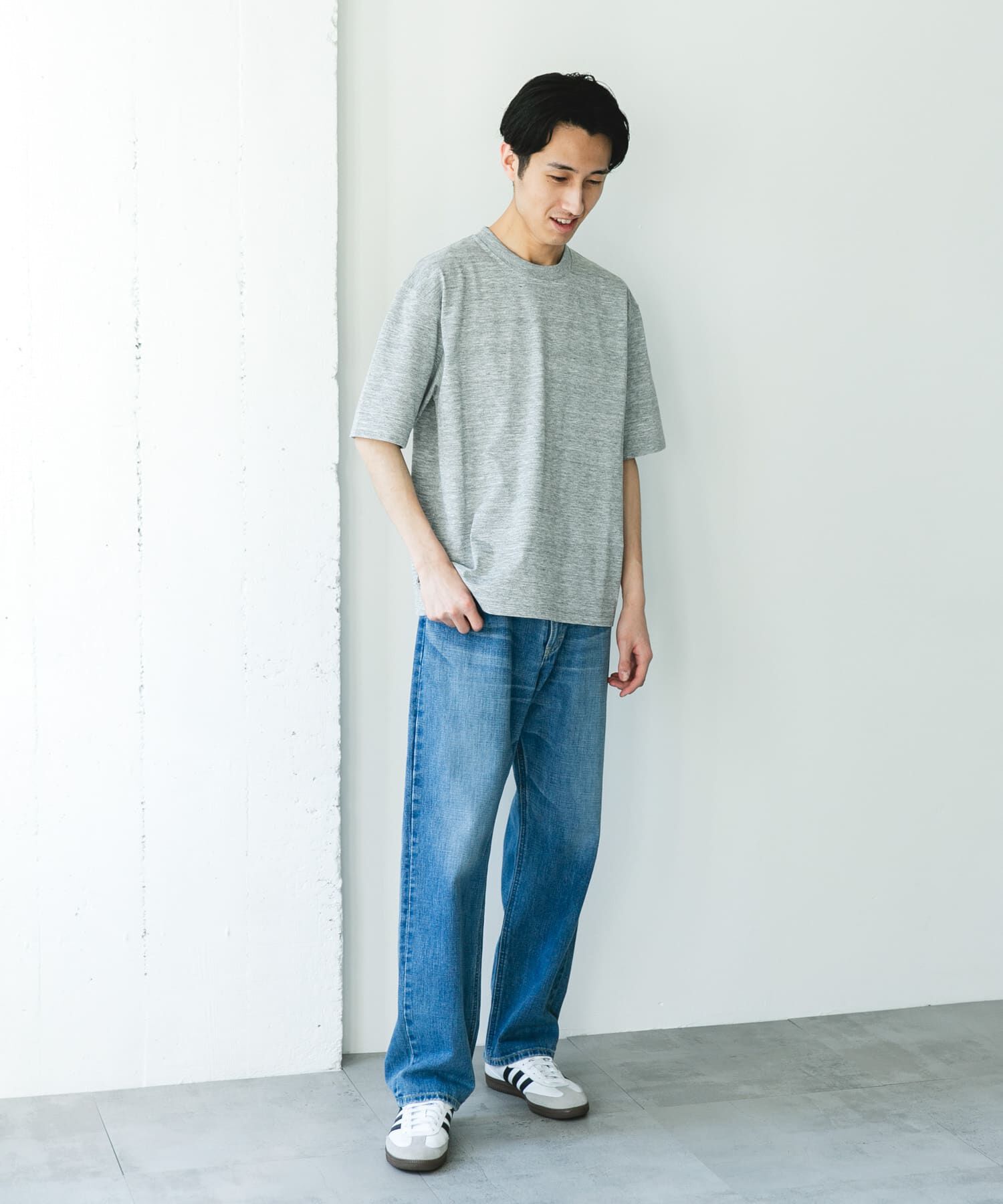 URBAN RESEARCH DOORS「『吸水速乾/防ｼﾜ/抗ﾋﾟﾘﾝｸﾞ/UVｶｯﾄ/ｲｰｼﾞｰｹｱ』DRYMIX20sﾌﾟ 」|Tシャツ・カットソー|