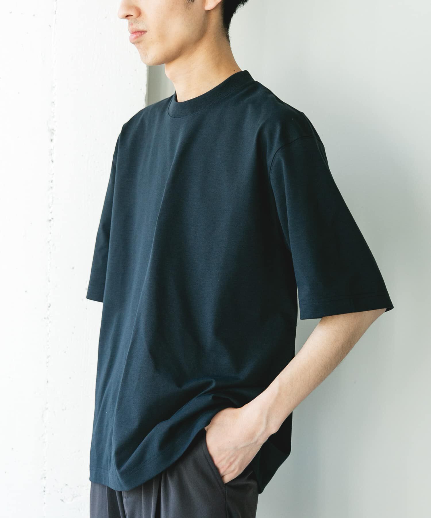 URBAN RESEARCH DOORS「『吸水速乾/防ｼﾜ/抗ﾋﾟﾘﾝｸﾞ/UVｶｯﾄ/ｲｰｼﾞｰｹｱ』DRYMIX20sﾌﾟ 」|Tシャツ・カットソー|