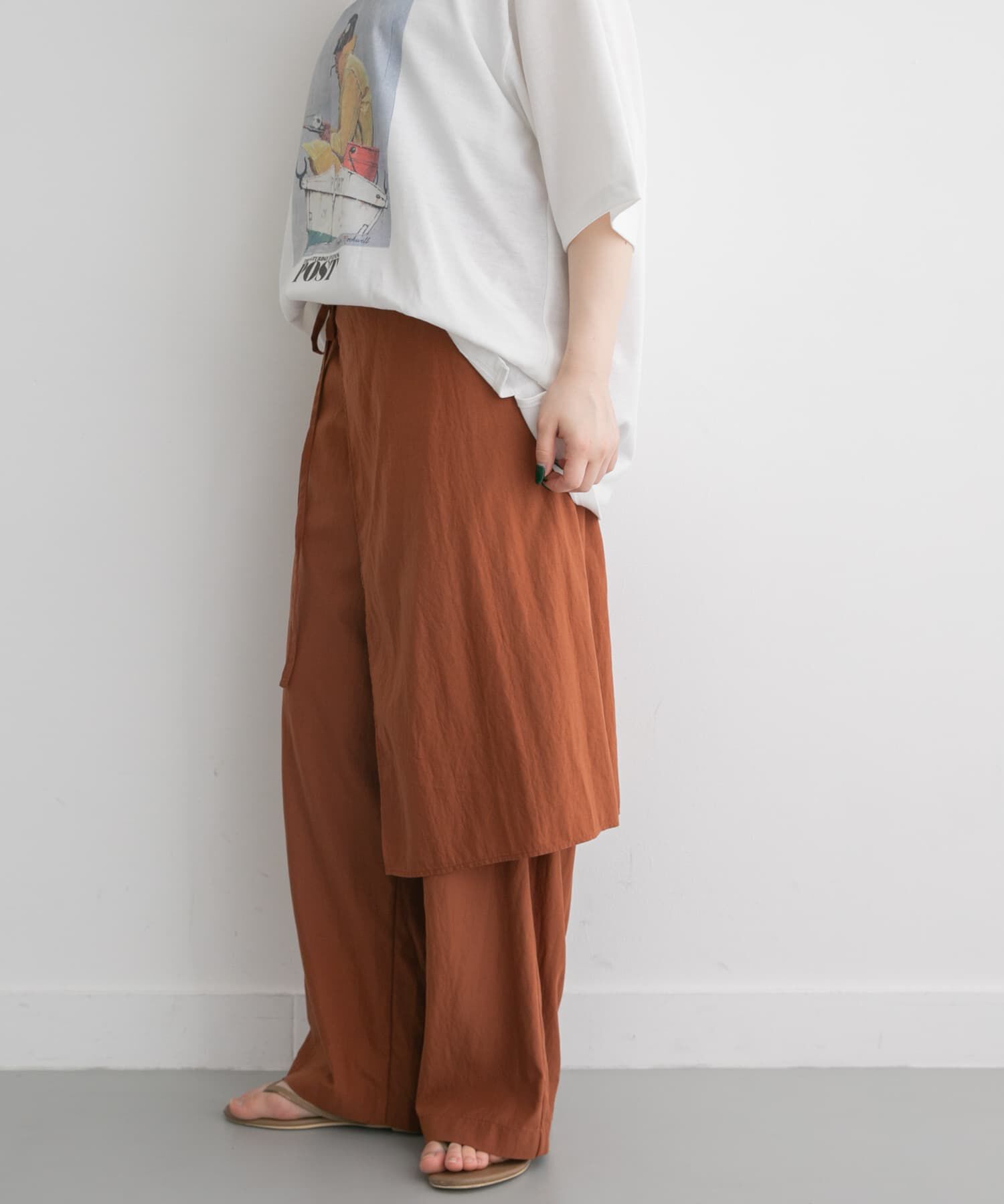 URBAN RESEARCH DOORS「FORK&SPOON　レイヤードエプロンパンツ」|その他|