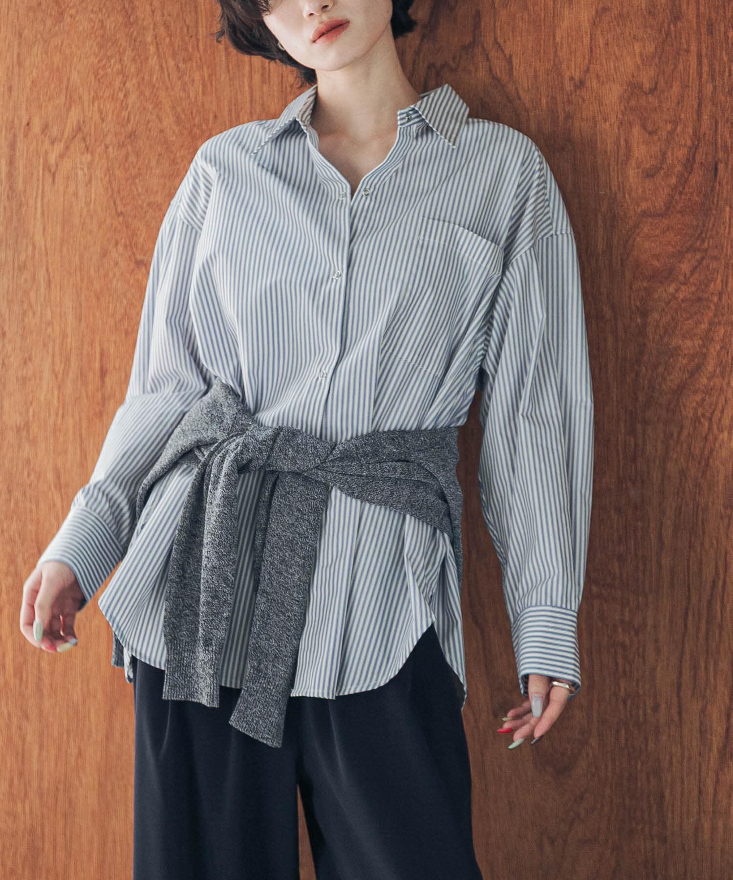 URBAN RESEARCH DOORS「『速乾/イージーケア/UVカット』『UR TECH』Aircareリングドットシャツ」|シャツ・ブラウス|