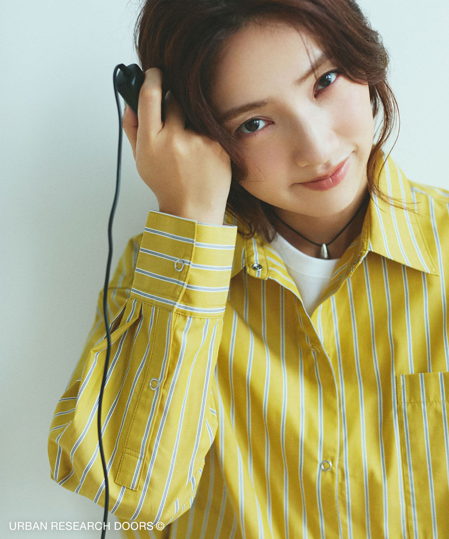 URBAN RESEARCH DOORS「『速乾/イージーケア/UVカット』『UR TECH』Aircareリングドットシャツ」|シャツ・ブラウス|