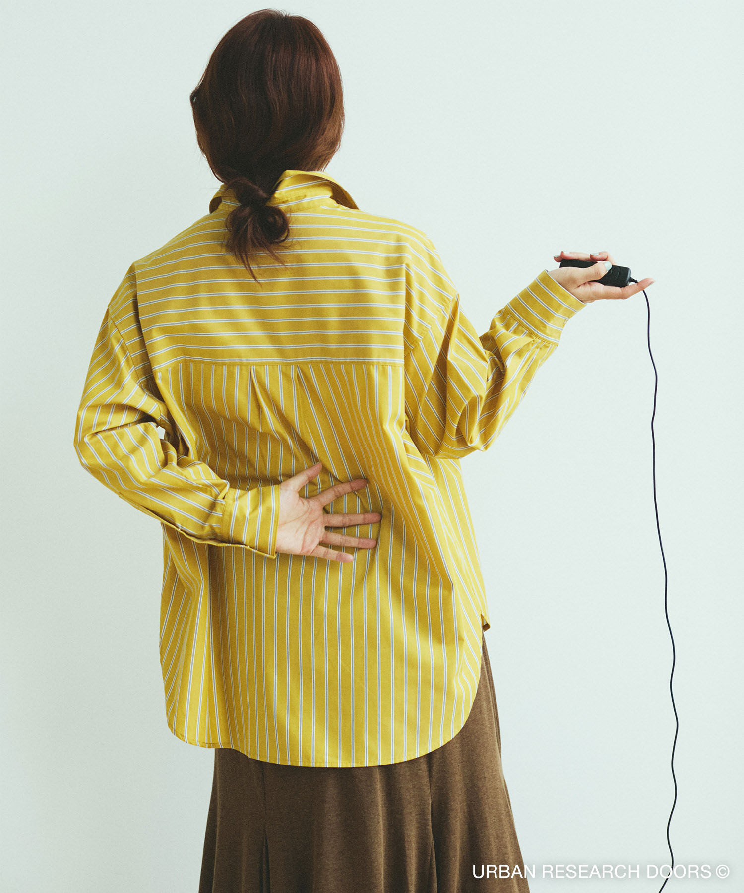 URBAN RESEARCH DOORS「『速乾/イージーケア/UVカット』『UR TECH』Aircareリングドットシャツ」|シャツ・ブラウス|