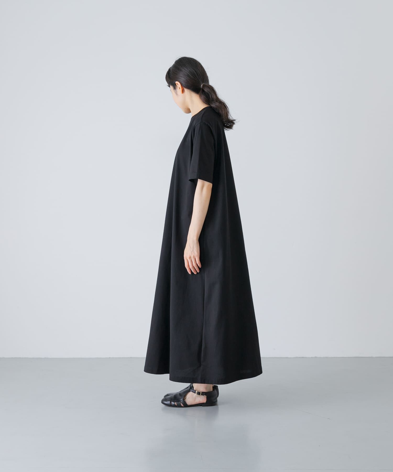 かぐれ「『2サイズ展開』コットンAラインカットワンピース」|ワンピース|