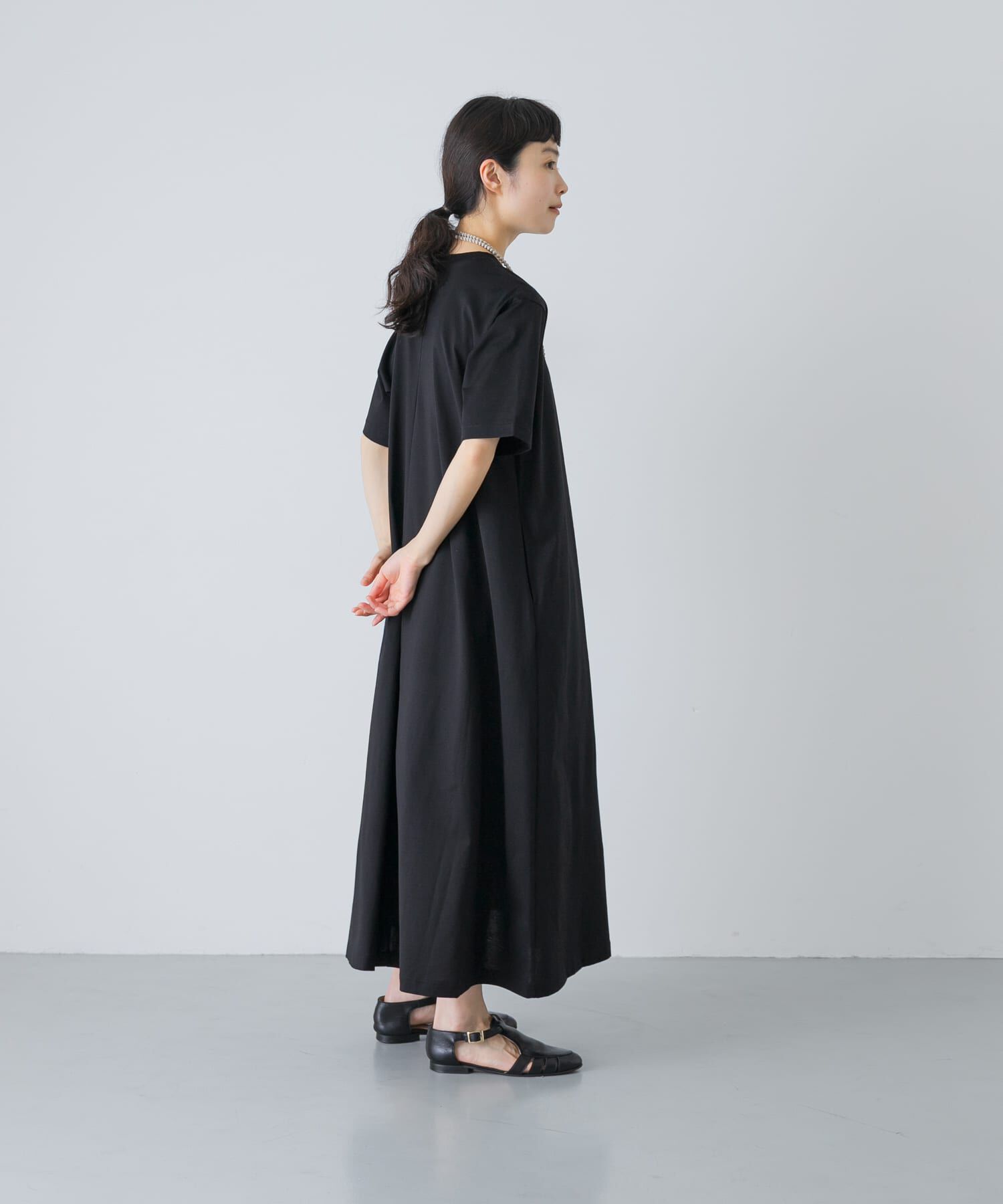 かぐれ「『2サイズ展開』コットンAラインカットワンピース」|ワンピース|