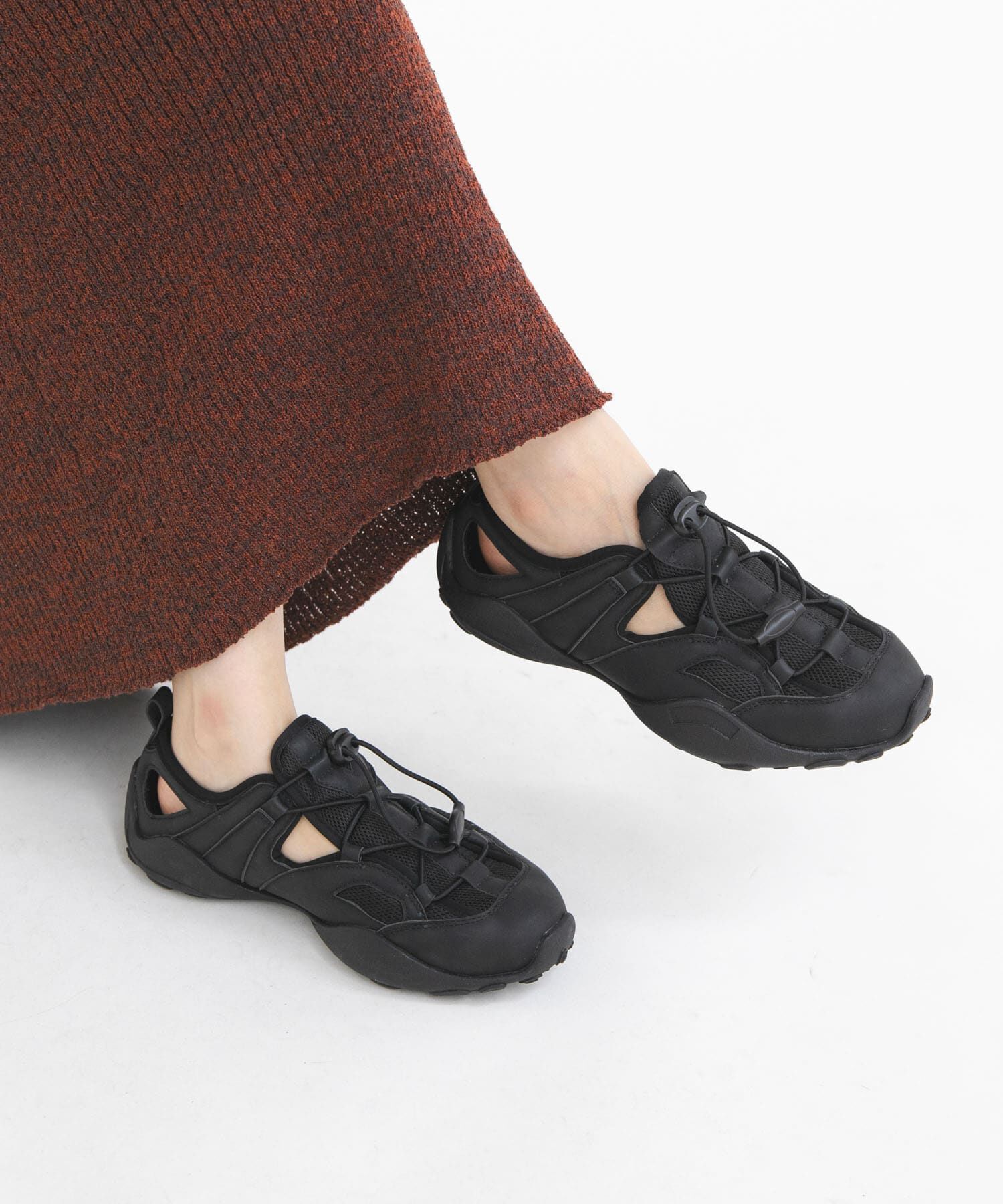  「カットデザインメッシュスニーカー」|スニーカー|
