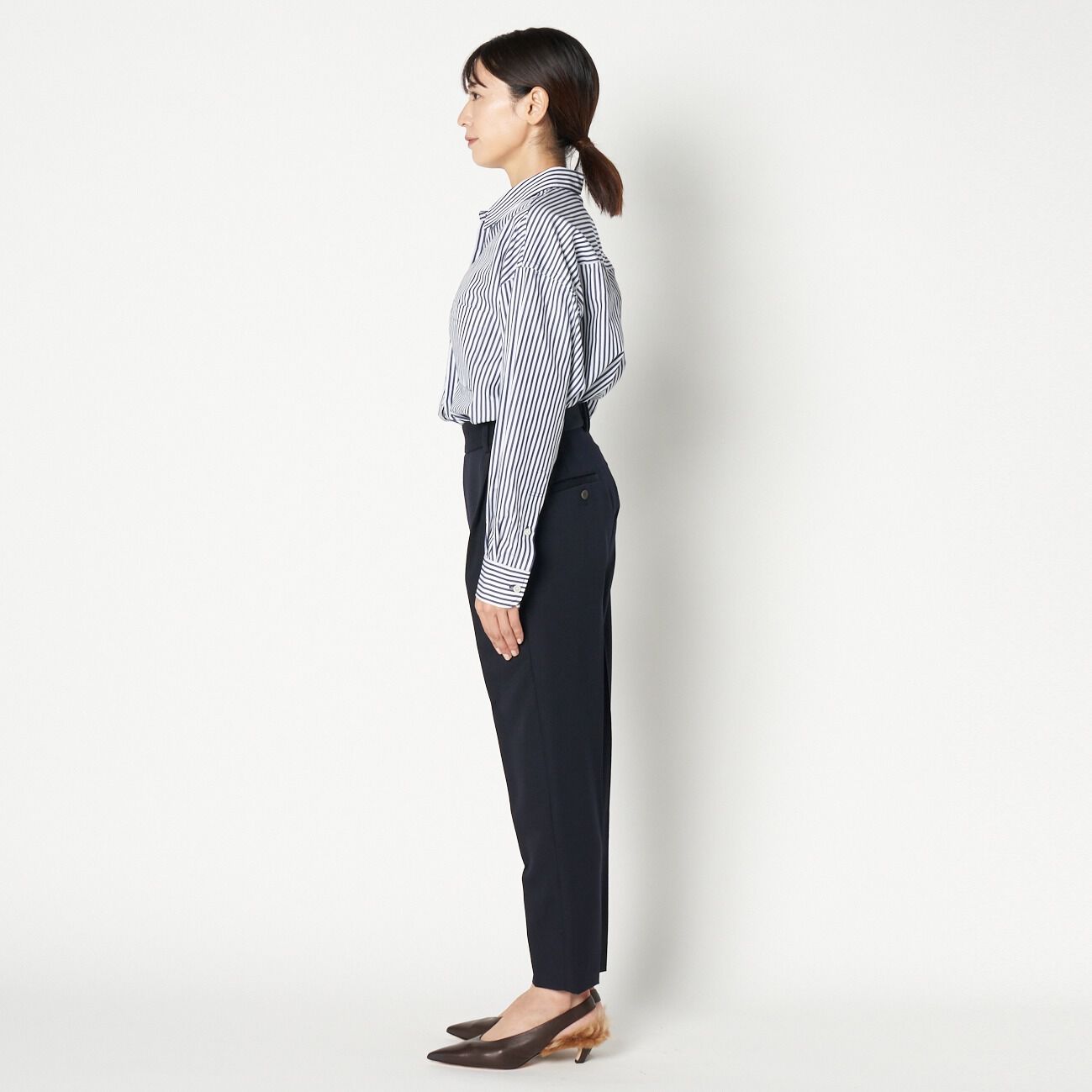 HELIOPOLE「HELIOPOLE the Editor PT(GABARDINE WOOL)」|チノ|
