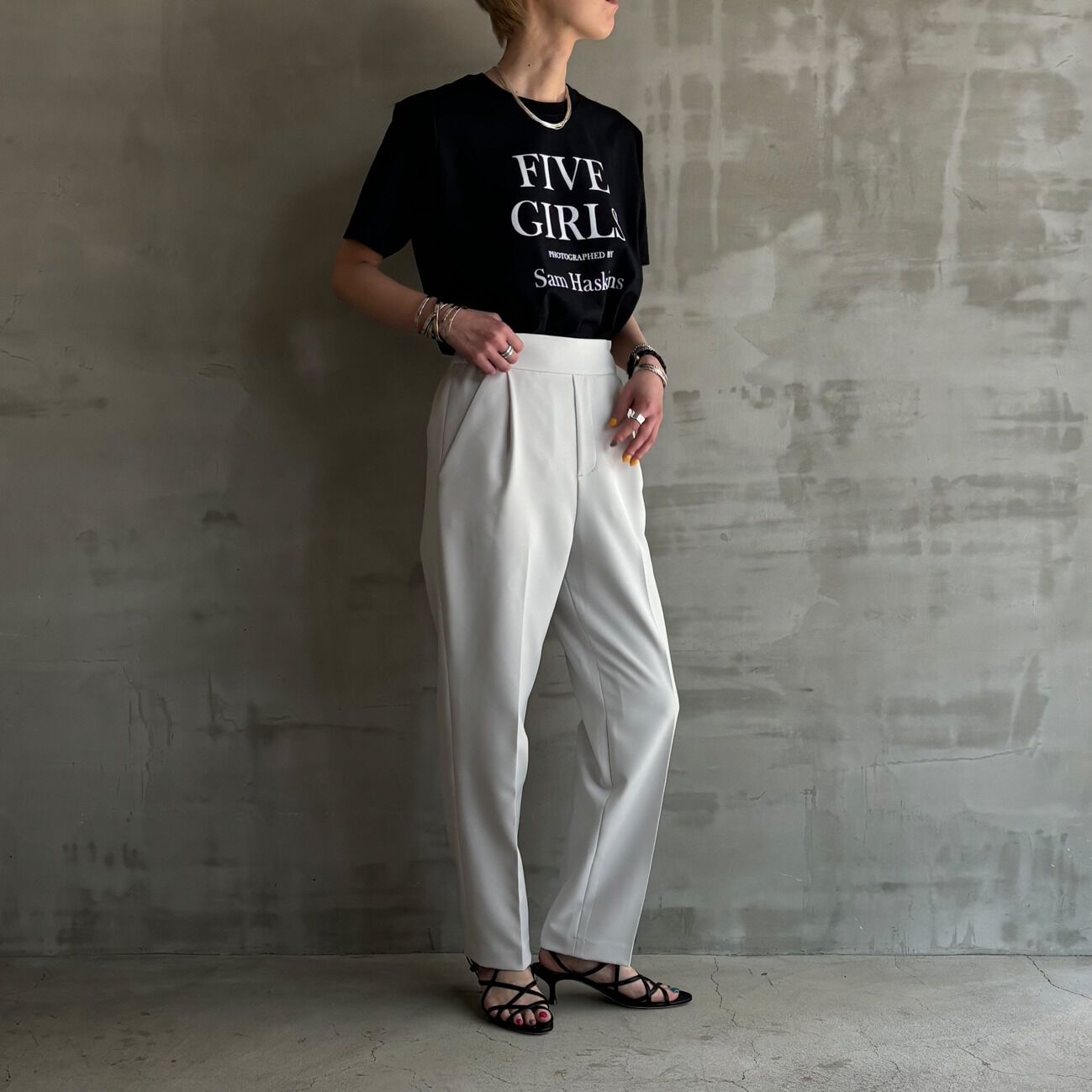 HELIOPOLE「HELIOPOLE DUBLE CROSS TEPARD PANTS」|チノ|