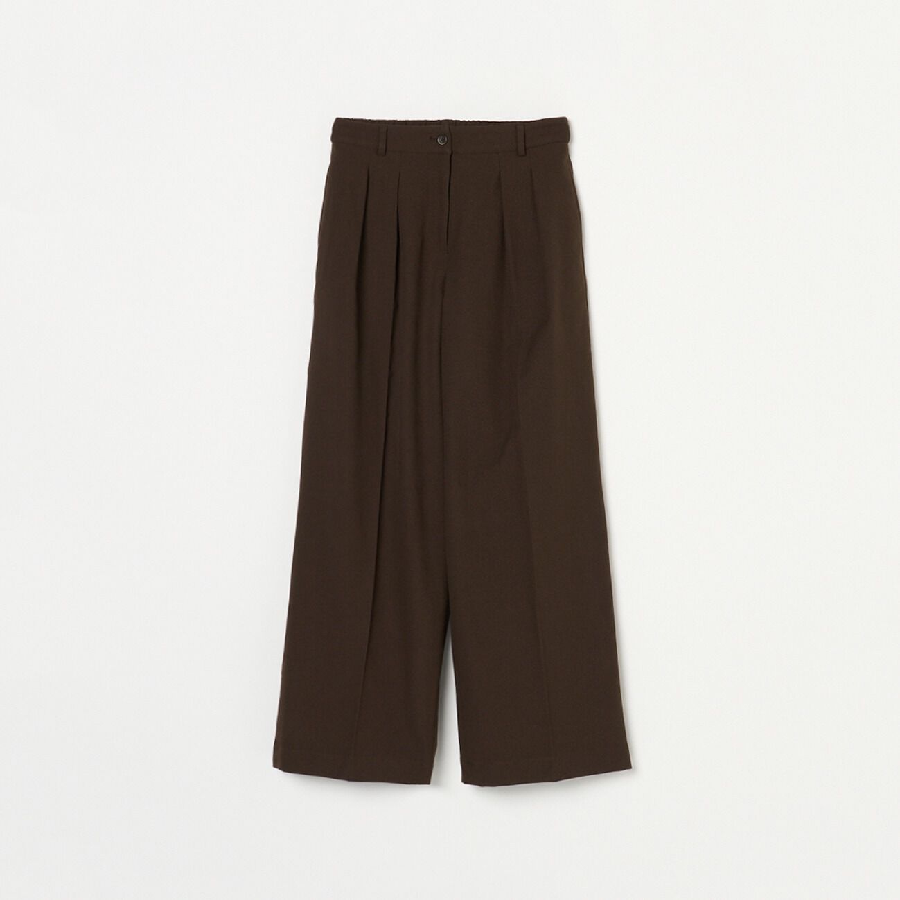 HELIOPOLE「HELIOPOLE TUCK STRAIGHT PANTS」|チノ|ダークブラウン